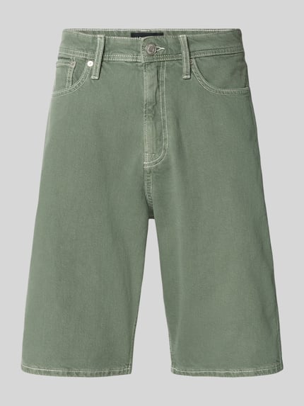Szorty jeansowe o kroju baggy z wpuszczanymi kieszeniami model 'ALEX' Shop The Look MANNEQUINE