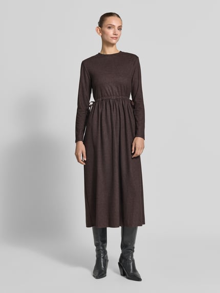 Weekend Max Mara Fit and Flare Freizeitkleid aus Viskose-Mix Modell 'VETTURA' Mittelbraun 4