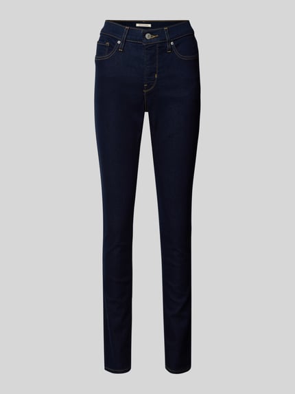 Levi's® 300 Jeansy Skinny Fit z efektem modelowania w 5 kieszeni Ciemnoniebieski 2