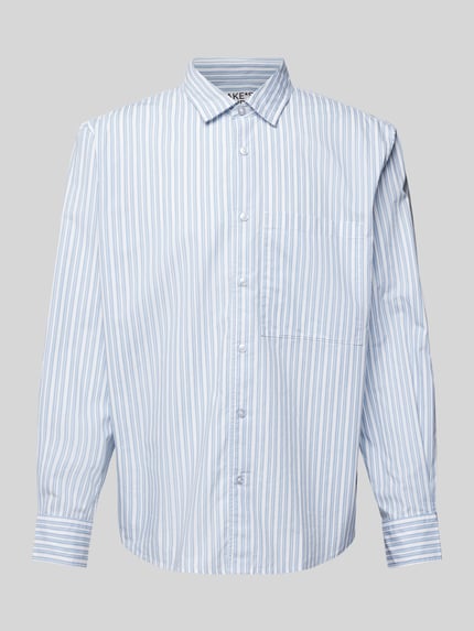 Jake*s Studio Men Regular Fit Freizeithemd mit Kentkragen Hellblau 2