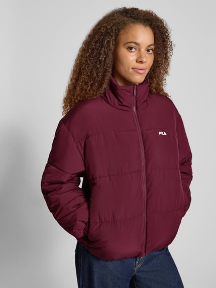 FILA Kurtka pikowana ze stójką model ‘CIMONE’ Ciemnoczerwony 3