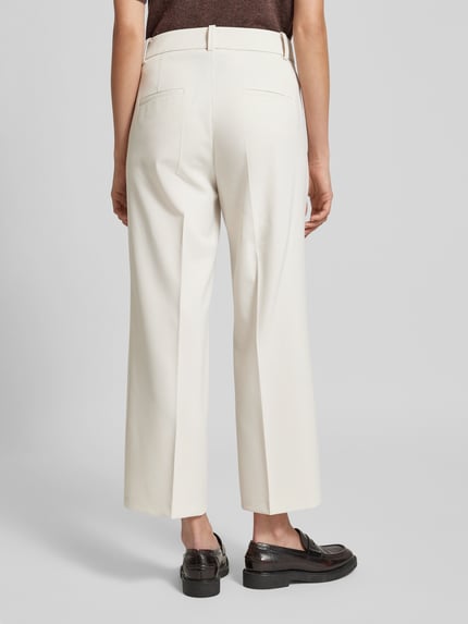 CAMBIO Straight leg stoffen broek met verkort model, model 'CALIFORNIA' Zand - 5