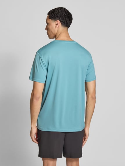 PUMA Performance TRAINING T-shirt met Labeldetail Model Aquablauw - 5