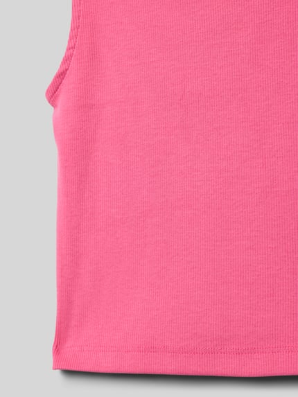 s.Oliver RED LABEL Slim fit tanktop met cut-out aan de achterkant Felroze - 2