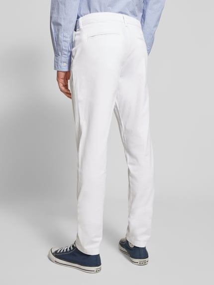 JACK & JONES Slim Fit Chino mit Gürtelschlaufen Modell 'MARCO BOWIE' Weiss 5