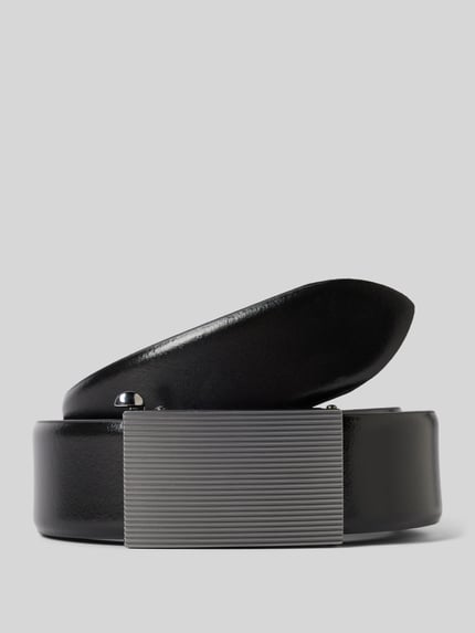 LLOYD Men's Belts Ledergürtel mit Klickverschluss Black 1