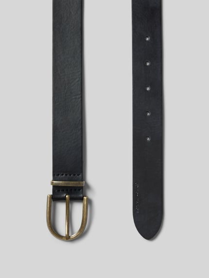 Tom Tailor Ledergürtel mit Dornschließe Black 3