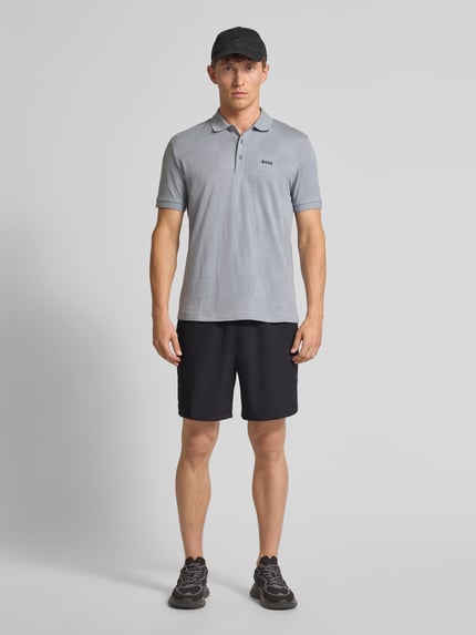 BOSS Green Regular Fit Shorts aus atmungsaktivem Material Black 1