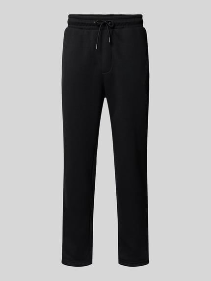 JACK & JONES Regular Fit Sweatpants mit Tunnelzug Modell 'KANE BRADLEY' BLACK 2