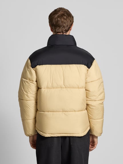 REVIEW Gewatteerd jack met labelprint Beige - 5