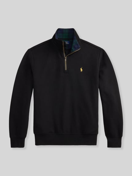 Polo Ralph Lauren Sweatshirt mit Troyerkragen Black 2