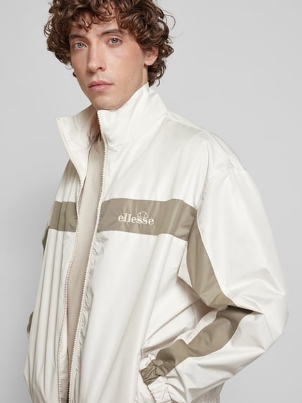 ellesse Sweatjacke mit Label-Stitching Modell 'ROSSI' Sand 3