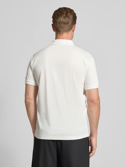 Selected Regular fit poloshirt van katoenmix, model 'FAVE' Wit - 5
