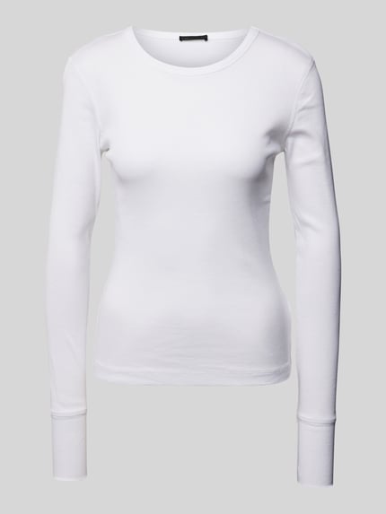 DRYKORN Shirt met lange mouwen en ronde hals, model 'NURIT' Wit - 1
