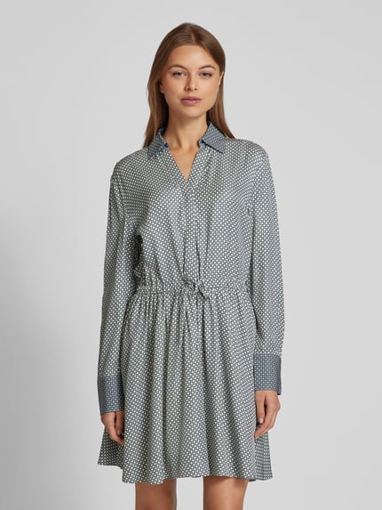 Tommy Hilfiger Sukienka mini z tunelem w talii Jasnoszary 4