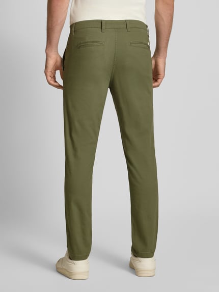 JACK & JONES Spodnie o kroju slim fit z wpuszczanymi kieszeniami model ‘MARCO’ Oliwkowy 5