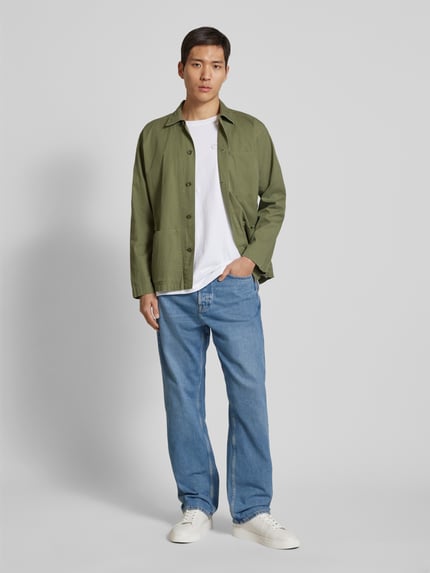 Samsøe Samsøe Regular Fit Jeans im 5-Pocket-Design Modell 'EDDIE' Jeansblau 1
