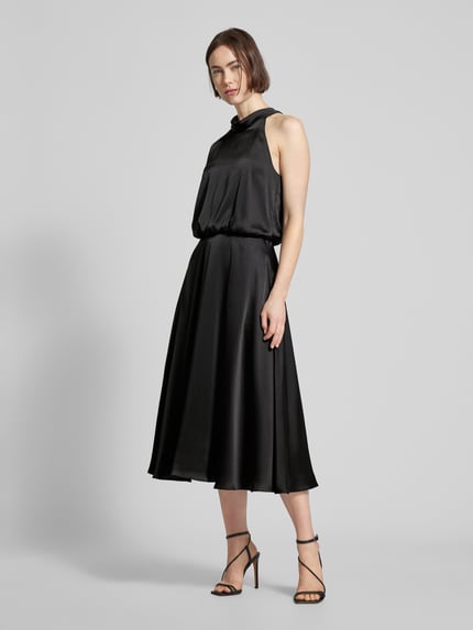 V by Vera Mont Cocktailjurk met halter Zwart - 1