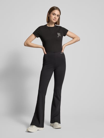 Calvin Klein Jeans T-shirt z nadrukiem z logo Czarny 1