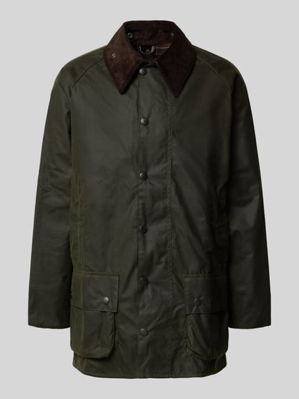 Barbour Parka mit Pattentaschen Modell 'BEAUFORT' Oliv 2