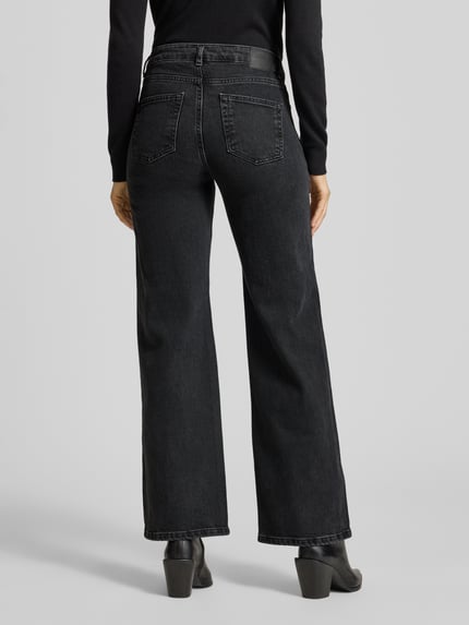 My Essential Wardrobe Straight fit jeans met steekzakken Antraciet - 5