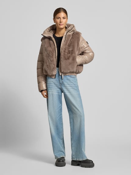 khujo Steppjacke mit Kunstfell-Besatz Modell 'ONIKA' Beige 1