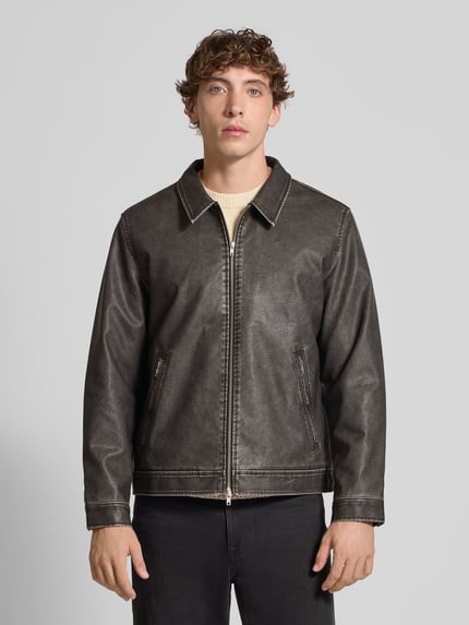 JACK & JONES Jacke mit Kentkragen Modell 'CASABLANCA' BLACK 4