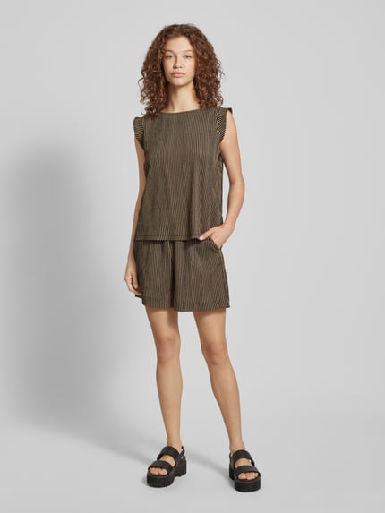 Tom Tailor Denim Loose Fit Shorts mit Strukturmuster Black 1