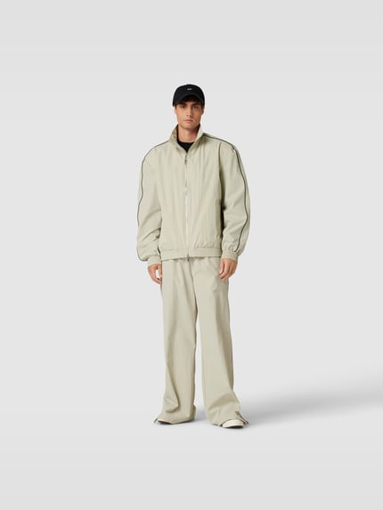 HAN Kjobenhavn Joggingbroek met ritszakken Offwhite - 1