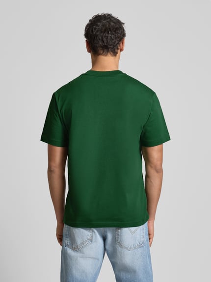 Lacoste T-shirt met logodetail, model 'BASIC ON' Groen - 5