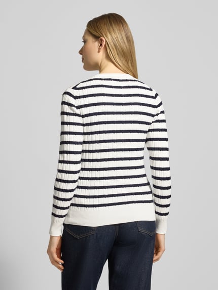 GANT Strickjacke mit Baumwoll-Anteil Ecru 5
