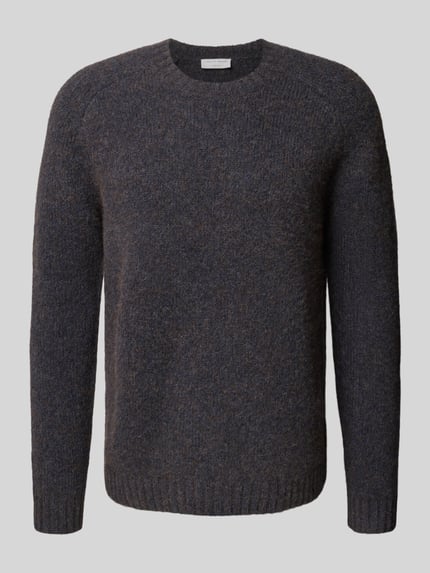 Tiger of Sweden Strickpullover mit Alpaka-Anteil Modell 'Adryan' Marine 2