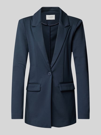 b.young Blazer mit Knopfverschluss Modell 'Rizetta' Marine 2
