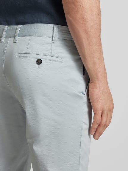 Christian Berg Men Hose mit Eingrifftaschen Hellblau 3