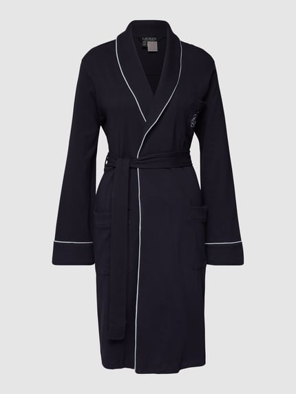 Lauren Ralph Lauren Szlafrok z bawełny Granatowy 2