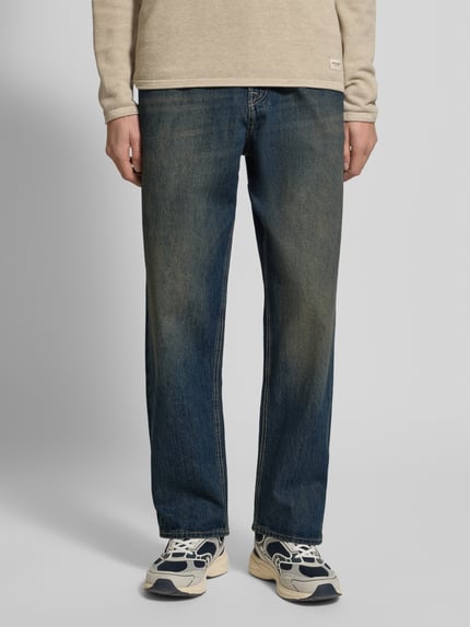 JACK & JONES Baggy Jeans im Used-Look Modell 'ALEX' Dunkelblau 4