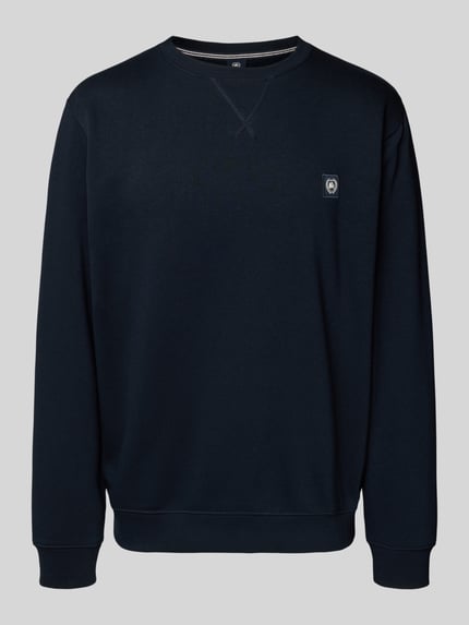 LERROS Sweatshirt mit Label-Patch Dunkelblau 2