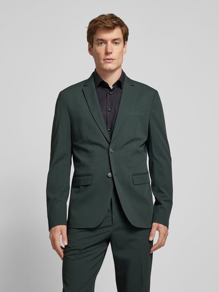 Selected Slim Fit Sakko mit Viskose-Anteil Modell 'LIAM' Dunkelgruen 4