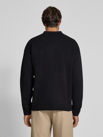 JACK & JONES Premium Gebreid jack met tweewegsritssluiting, model 'BRADFORT' Zwart - 5
