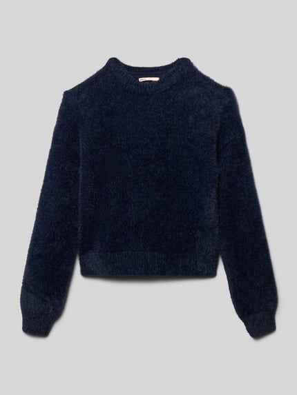 ONLY Regular fit pullover met extra brede schouders, model 'NEWPIUMO' Marineblauw - 1