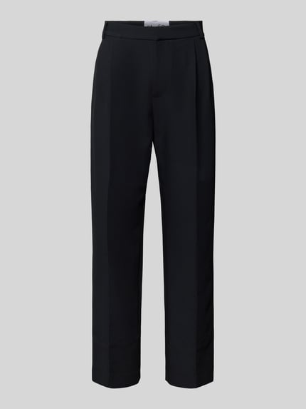 Regular Fit Anzughose mit Bundfalten Shop The Look MANNEQUINE