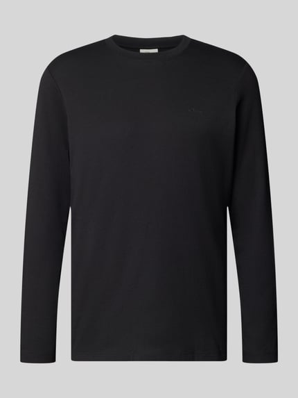s.Oliver RED LABEL Langarmshirt mit Seitenschlitzen Black 2
