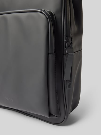 Rains Plecak z imitacji skóry BLACK 3