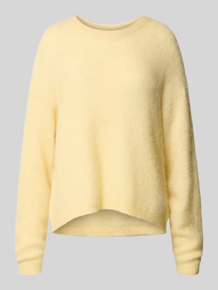 Oversized gebreide pullover met ronde hals, model 'NENYBA' Shop The Look MANNEQUINE