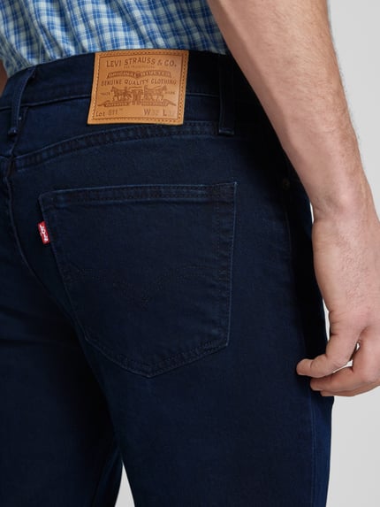 Levi's® Jeansy o kroju slim fit z 5 kieszeniami model ‘511®’ Jeansowy niebieski 3