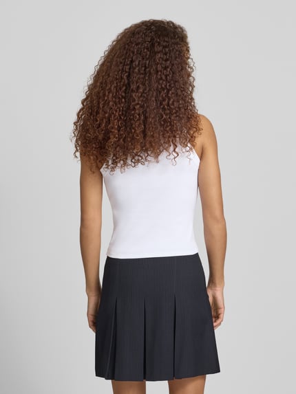 Topshop Tanktop in Ripp-Optik Modell 'MARY' Weiss 5