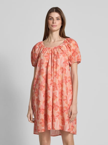 Moves Mini-jurk met ronde hals, model 'Kenna' Roze - 4