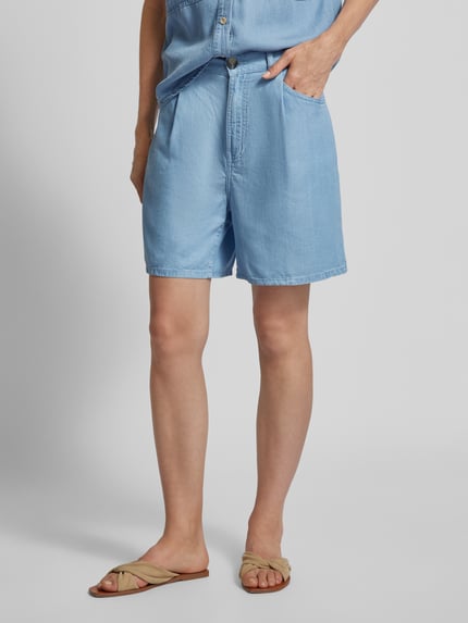 MANGO Regular Fit Shorts in Denim-Optik Modell 'ALESSIA' Jeansblau 4