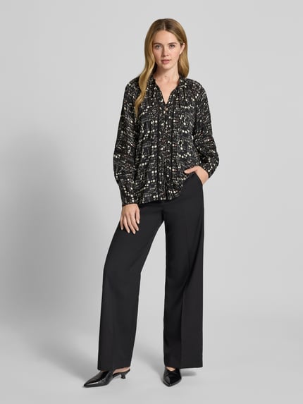 Scotch & Soda Bluzka z dekoltem w serek Czarny 1