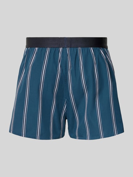 BOSS Slim Fit Boxershorts aus reiner Baumwolle im 2er-Pack Blau 3